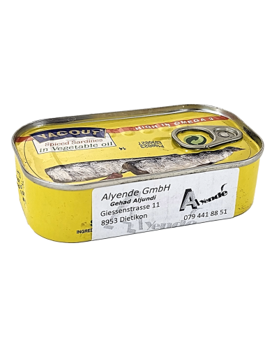 Sardinen mit Öl & Scharf (Yacout) 50 x 125g