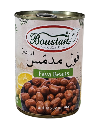 Fava Bohnen Natur (Boustan) 24 x 400g