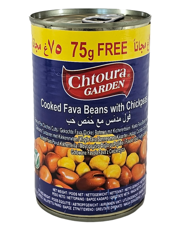 Fava Bohnen & Kichererbsen Chtoura Garden 24 x 475g