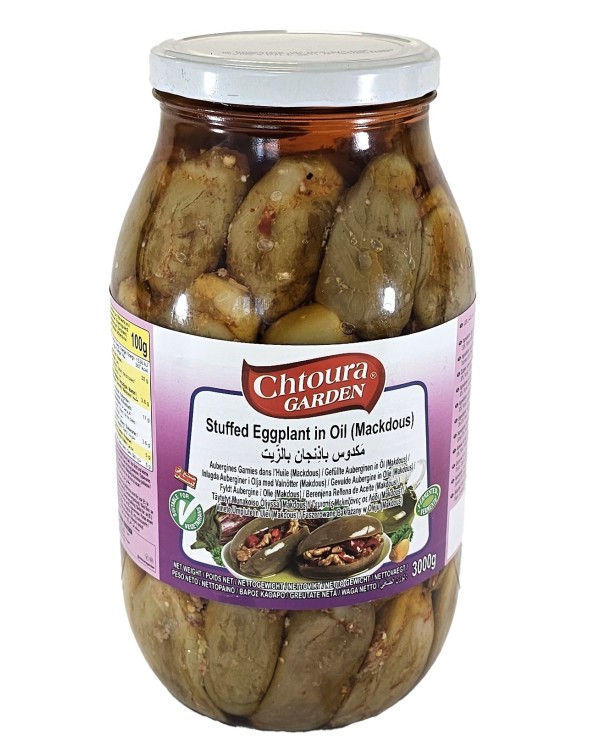 Auberginen in Öl Makdus (Chtoura Garden) 4 x 3000g