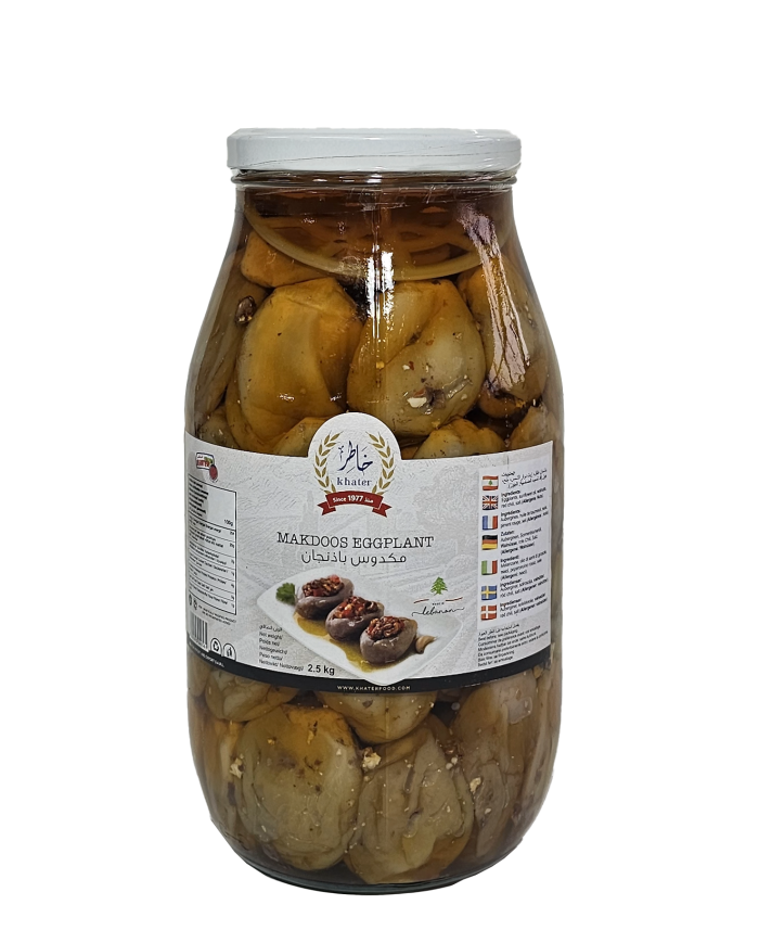 Auberginen in Öl Makdus (Khater) 4 x 2500g