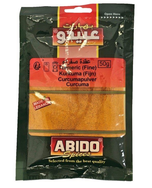 Gewürze Kurkuma gemahlen (Abido) 10 x 50g