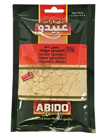 Gewürze Ginger gemahlen (Abido) 12 x 50g